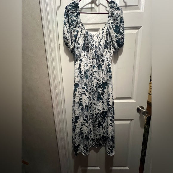 Baltic Born Cadence Midi dress, Jade Floral, medium, only worn once - Picture 6 of 7